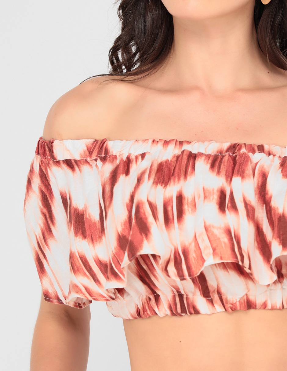 Blusa manga corta para mujer 4