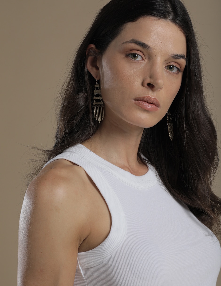 Playera cuello redondo para mujer 5