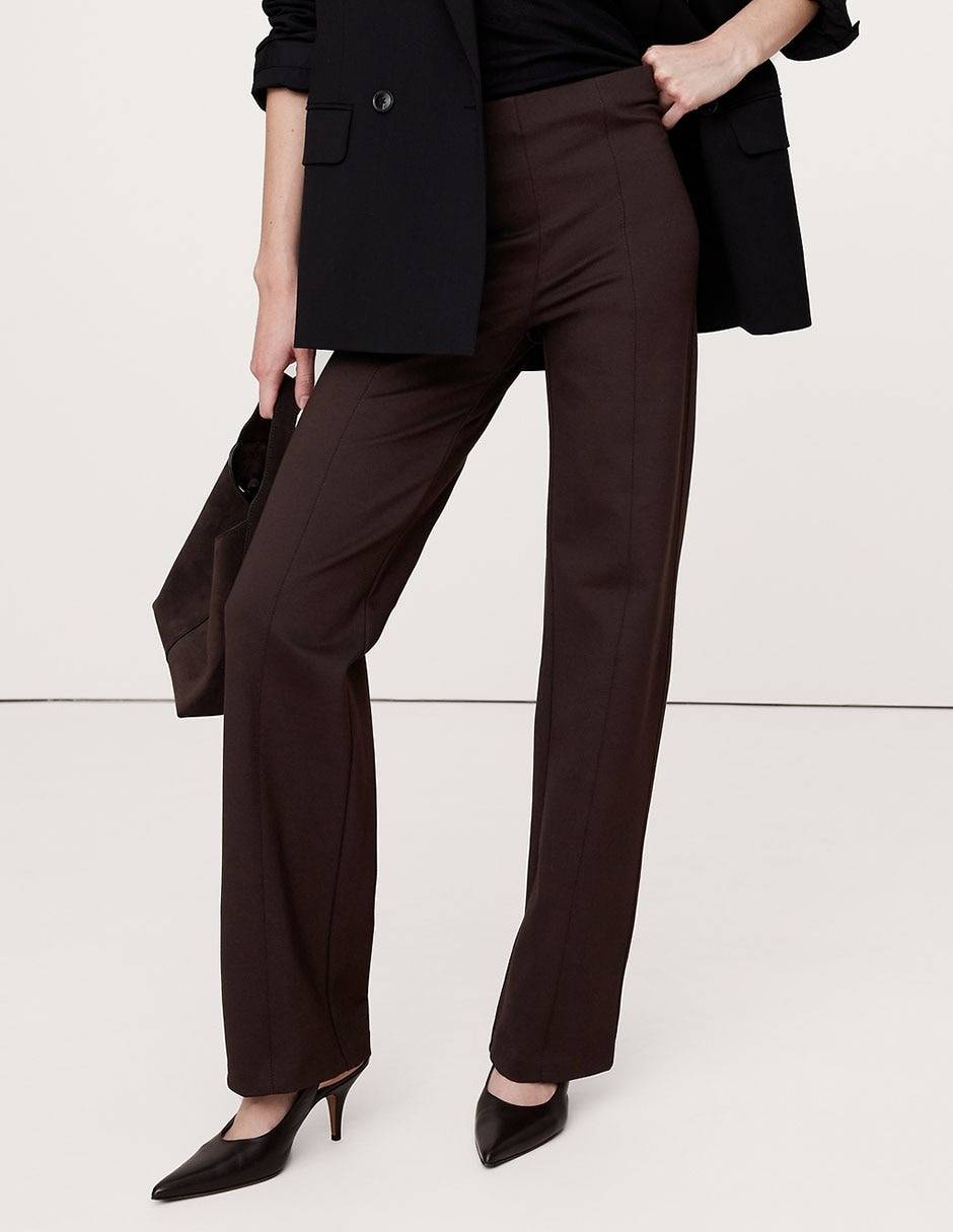 Pantalón de vestir straight para mujer Pantalón de vestir straight para mujer