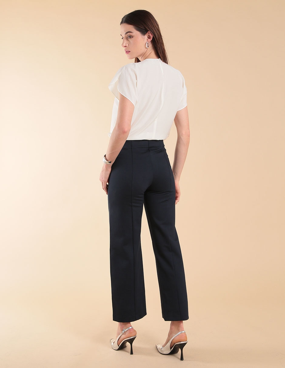 Pantalón de vestir straight para mujer 2