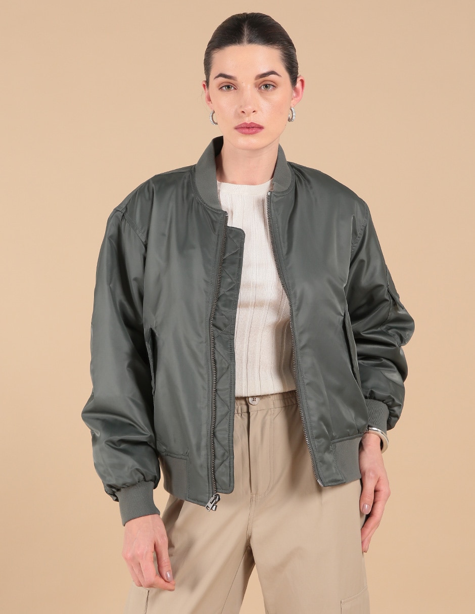 Chamarra bomber sale