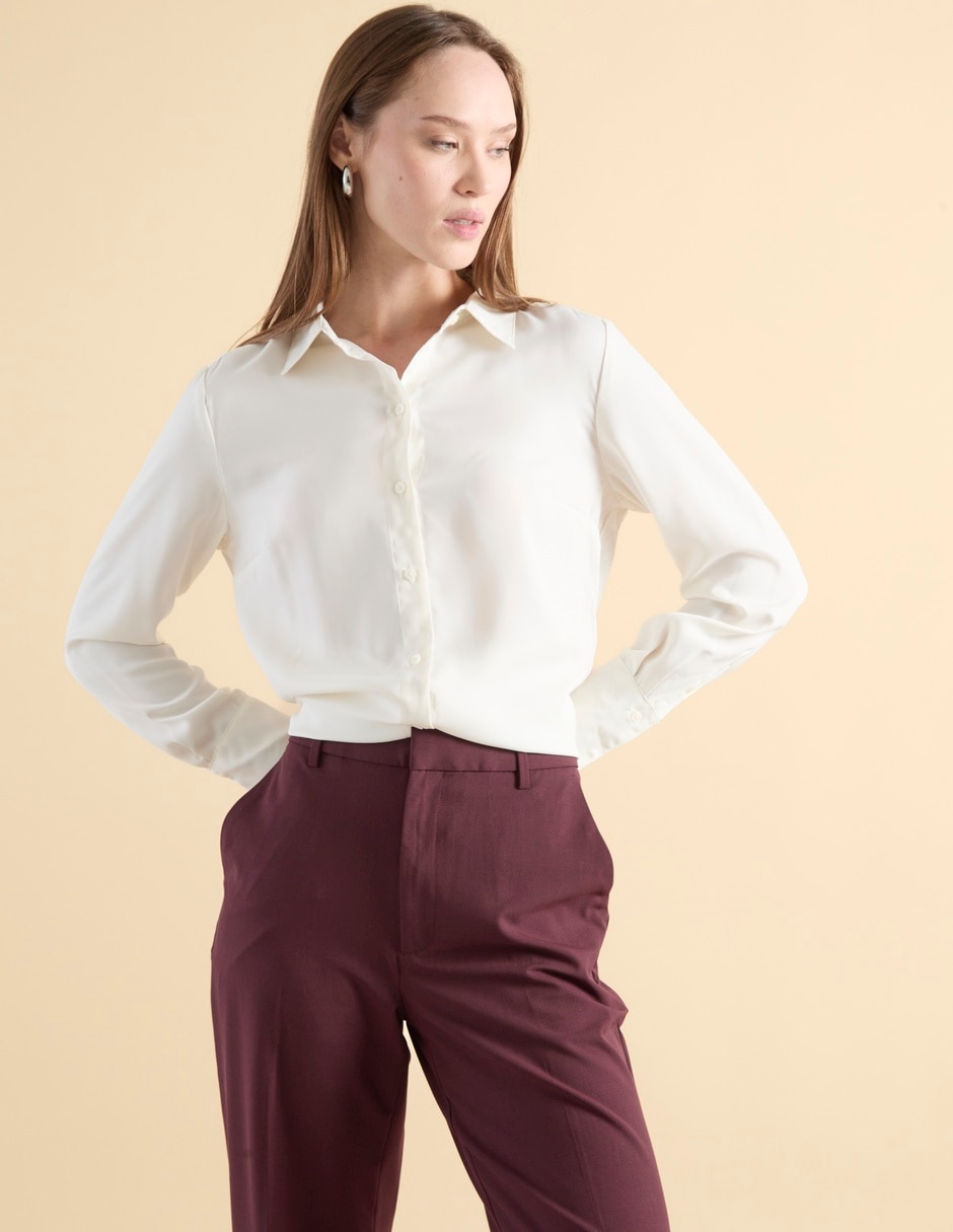 Camisa manga larga para mujer