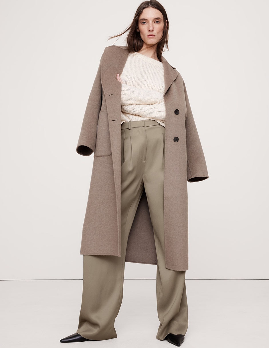 Pantalón relaxed wide leg para mujer 1