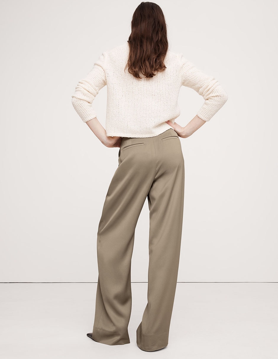 Pantalón relaxed wide leg para mujer 2