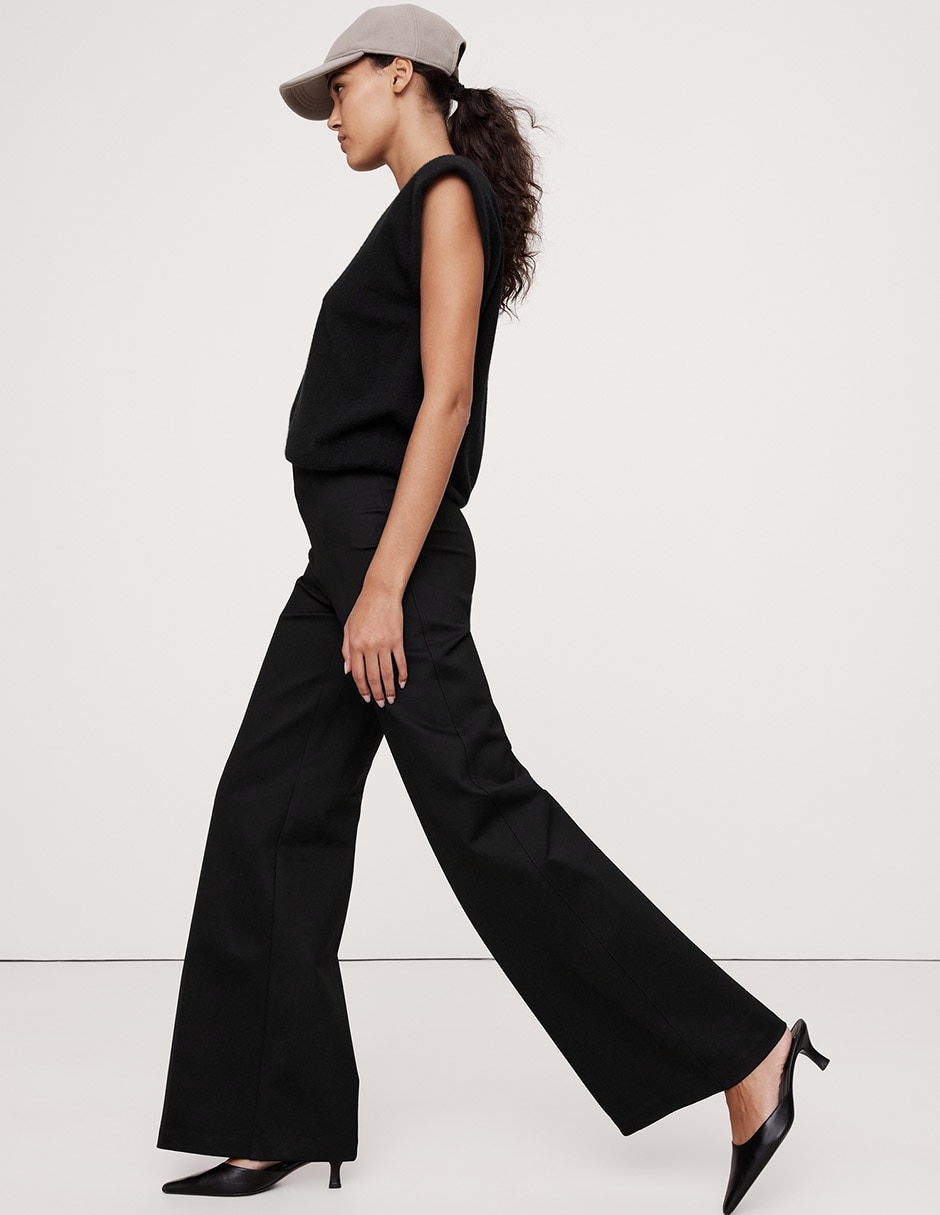 Pantalón relaxed wide leg para mujer 3