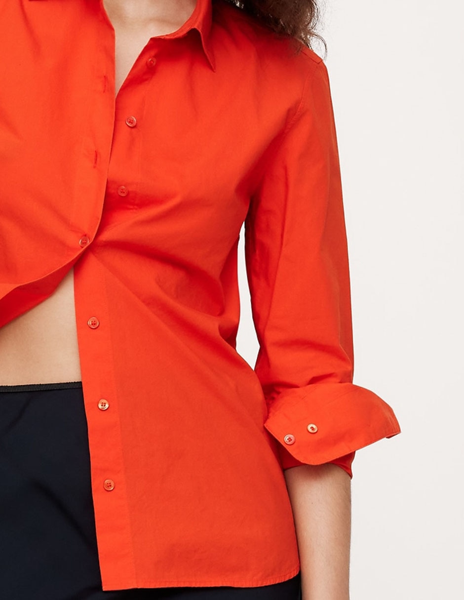 CAMISA BANANA 709387 NO AP, M, NARANJA