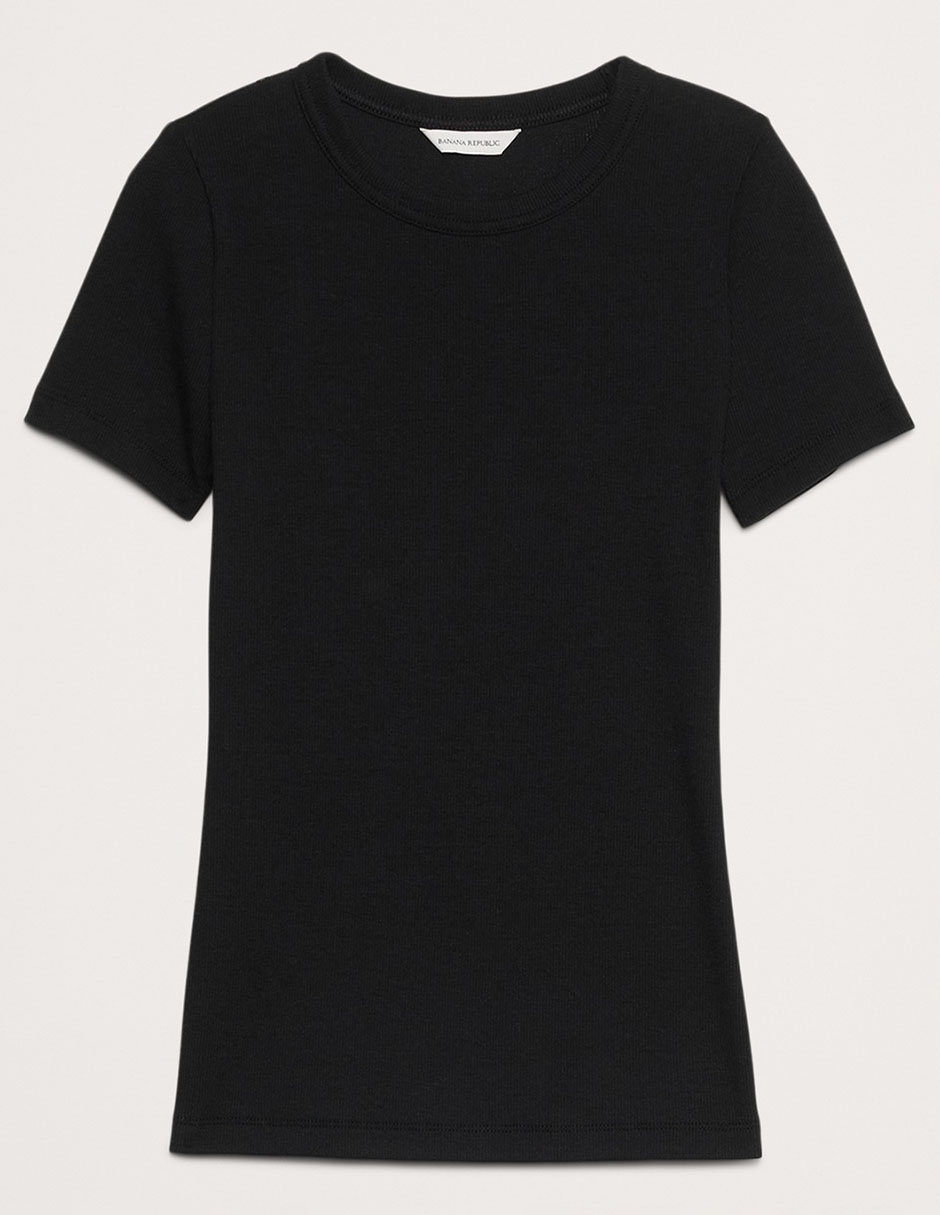 Playera manga corta cuello redondo para mujer 3