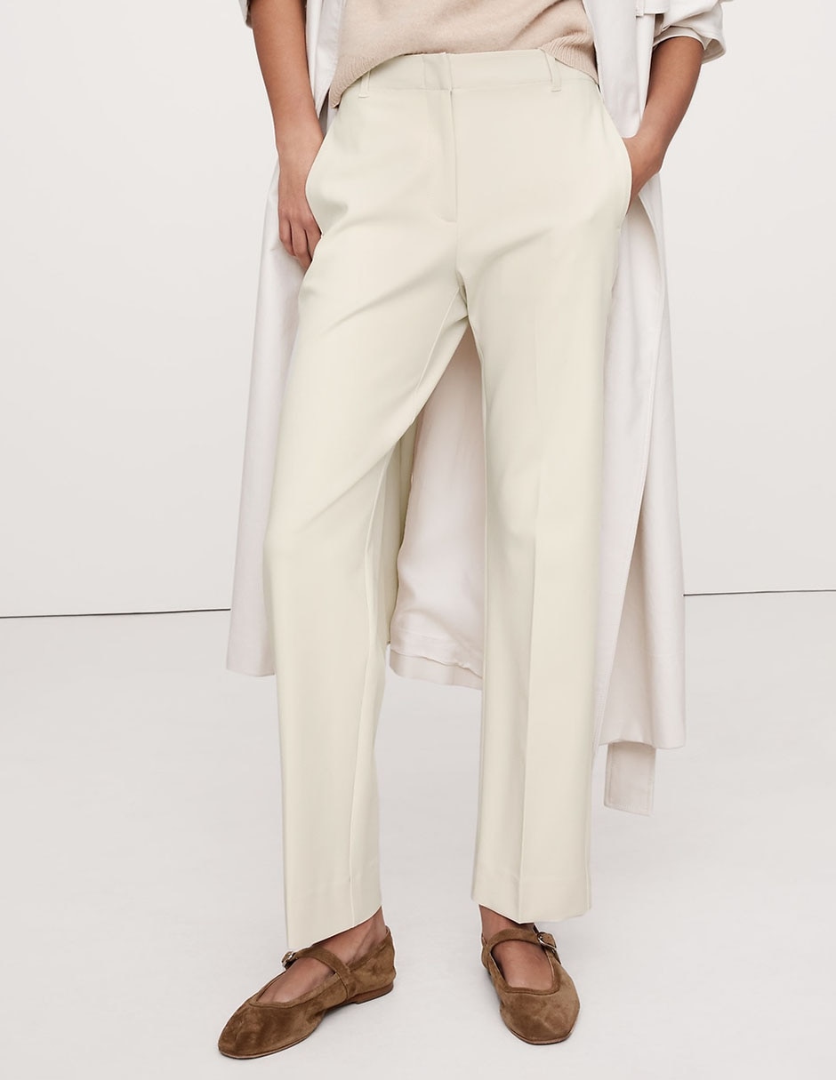 Pantalón de vestir straight para mujer