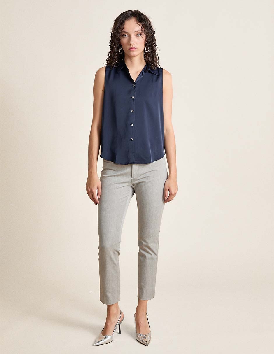 Camisa sin manga para mujer 3