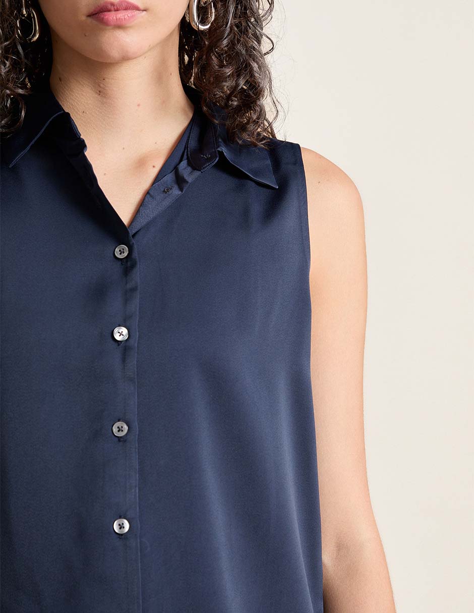 Camisa sin manga para mujer 4