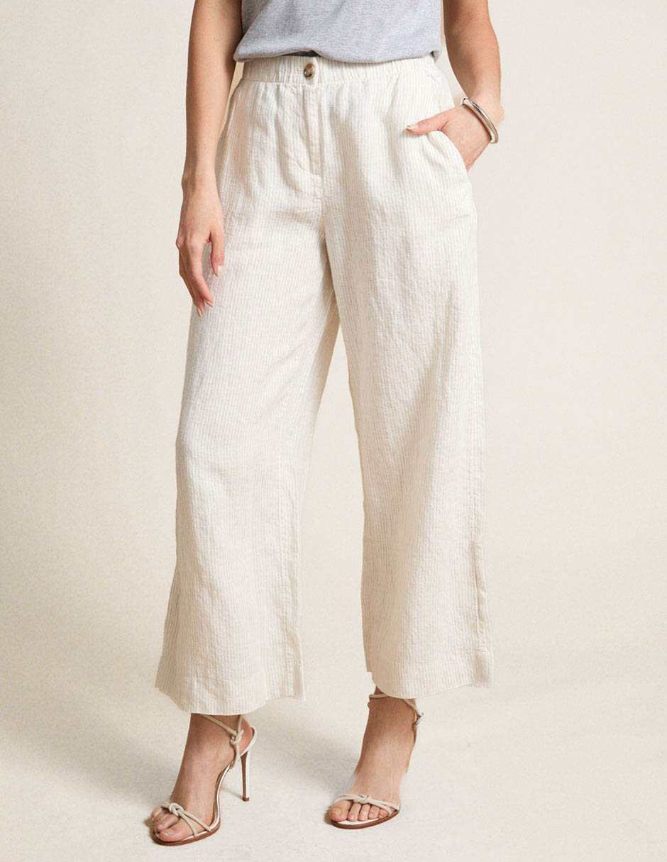 Pantalón relaxed wide leg para mujer 1