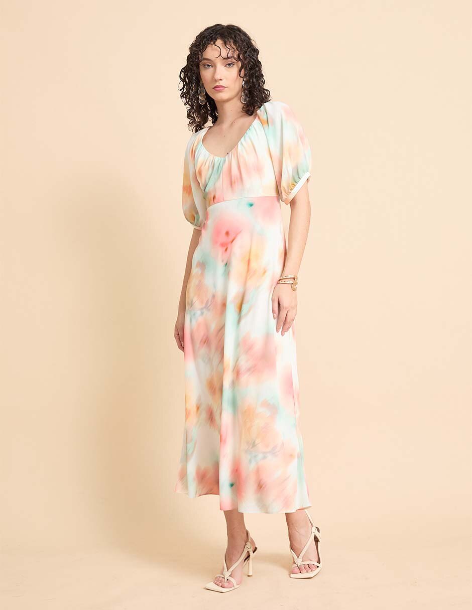 Vestido largo casual para mujer