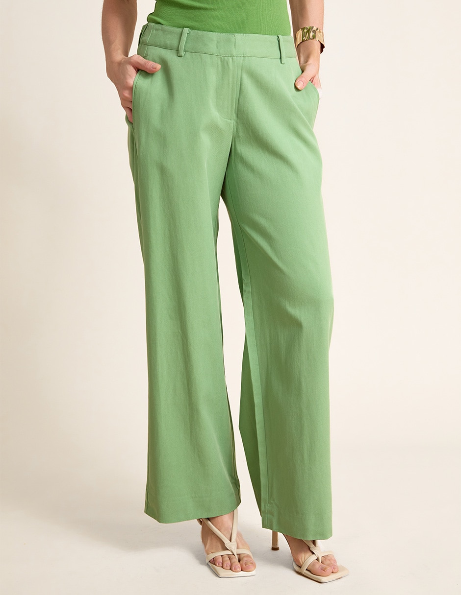 Pantalón de vestir amplio para mujer Pantalón de vestir amplio para mujer