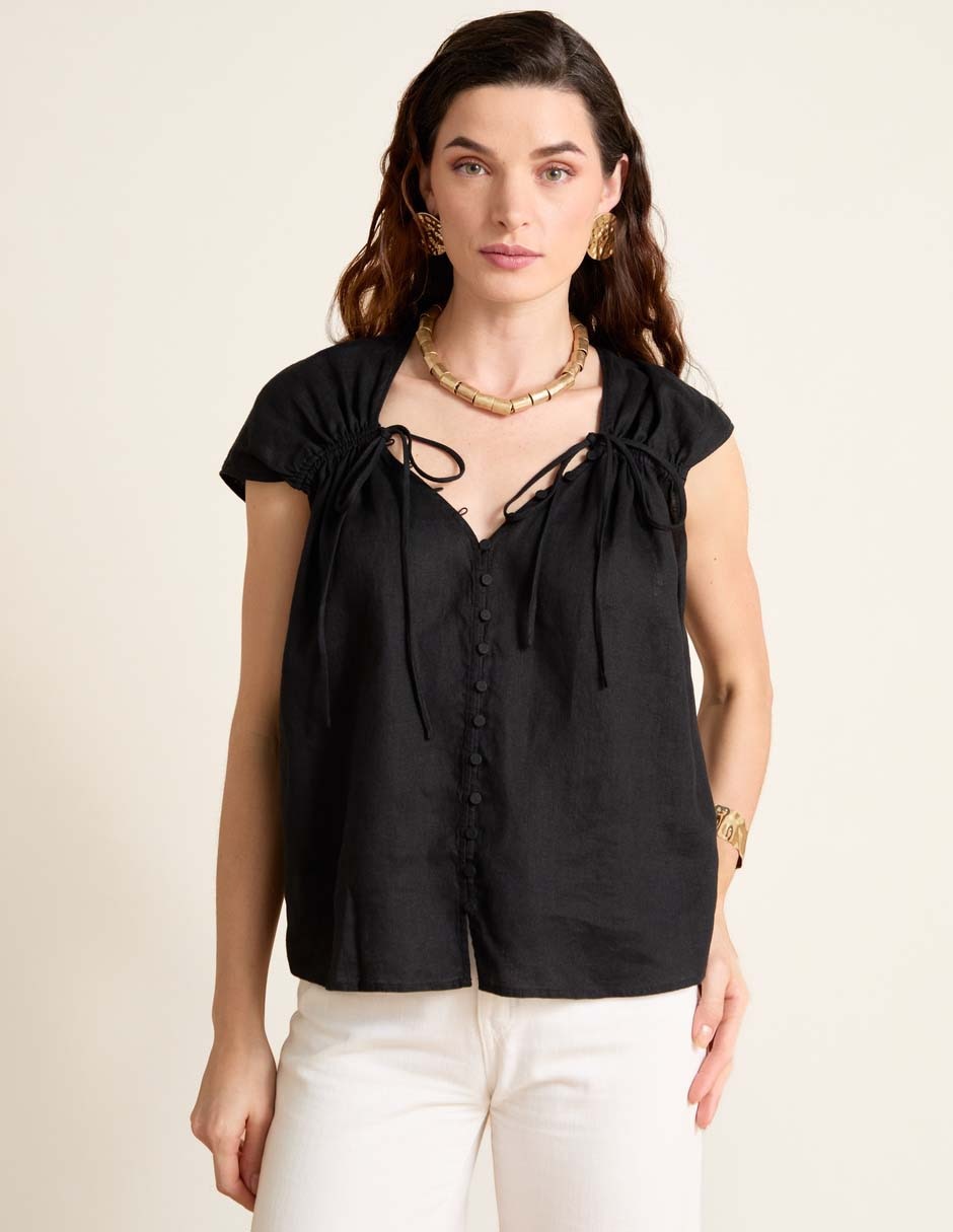 Blusa manga corta para mujer 1