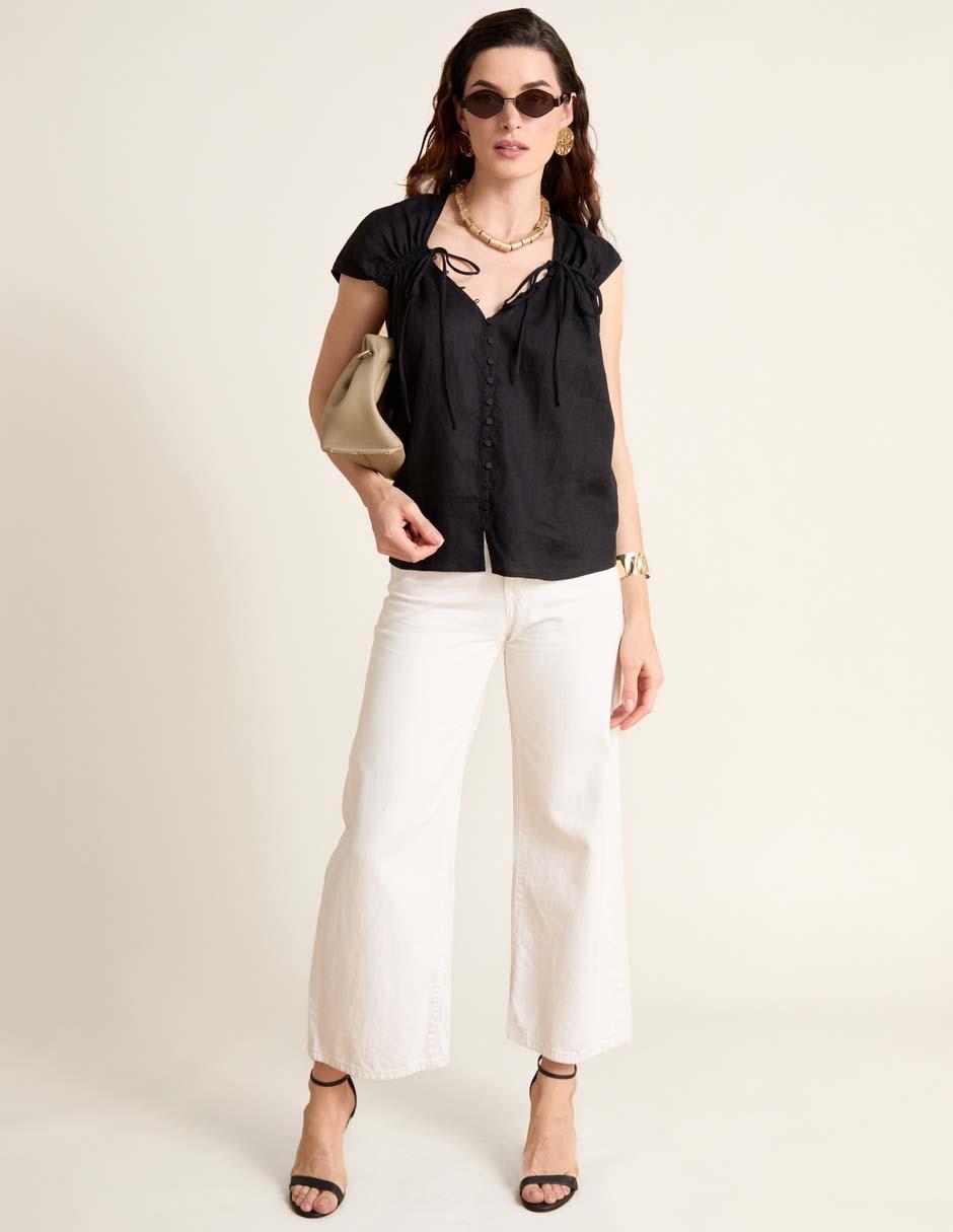 Blusa manga corta para mujer 3