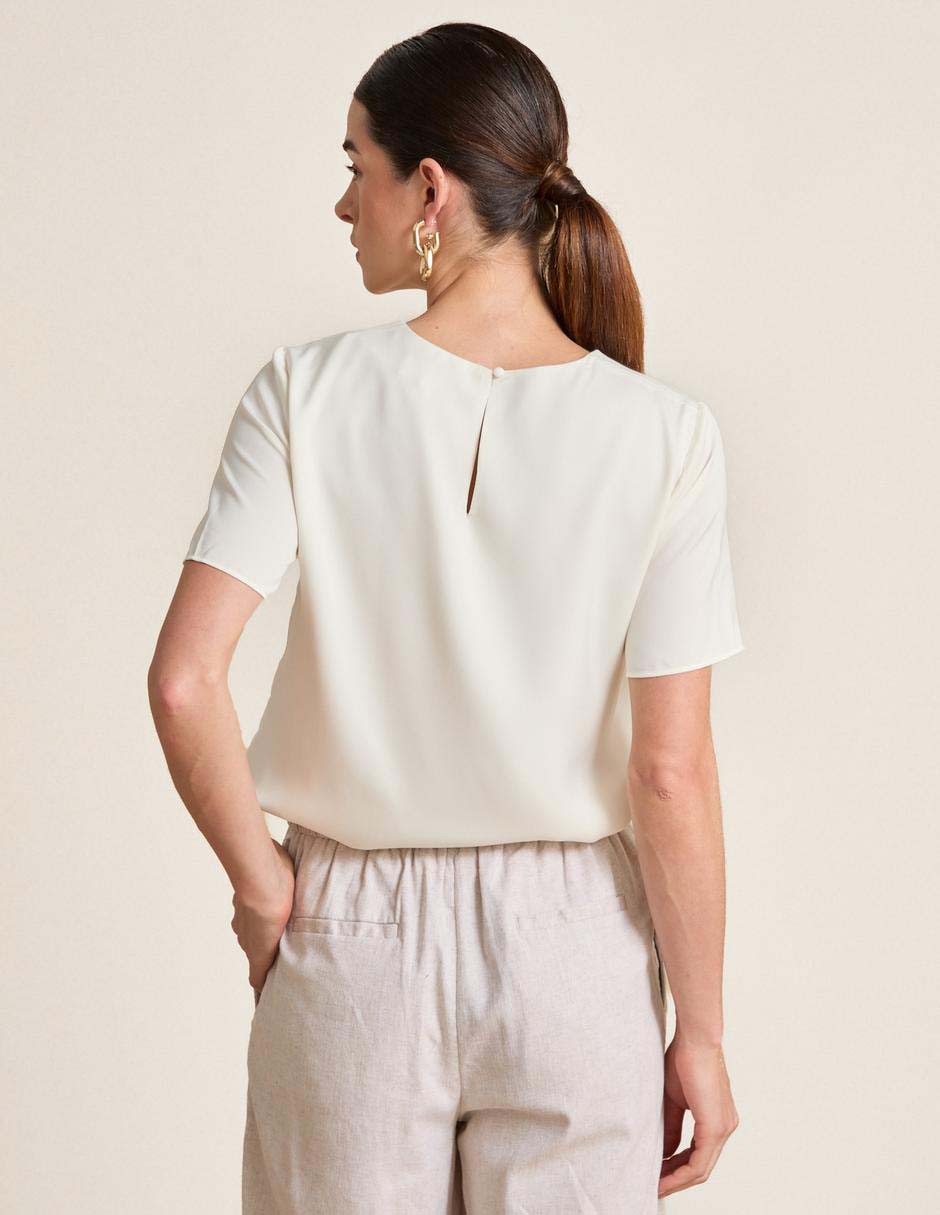 Blusa manga corta para mujer 2