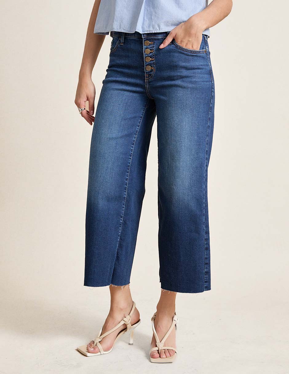 Jeans straight corte cintura para mujer Banana Republic