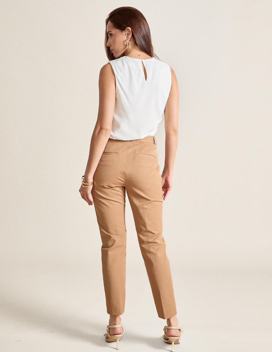 Pantalón de vestir slim para mujer 2