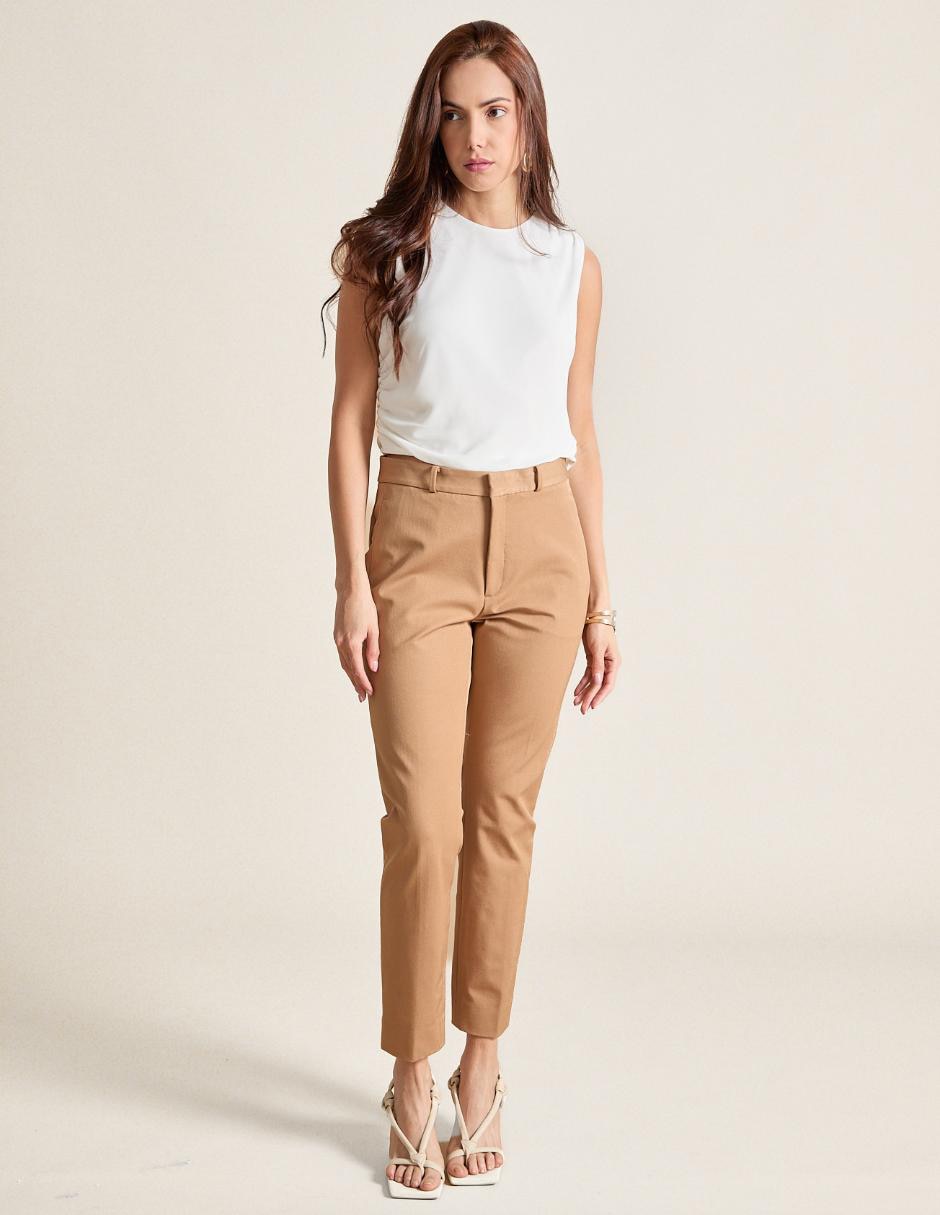 Pantalón de vestir slim para mujer 3