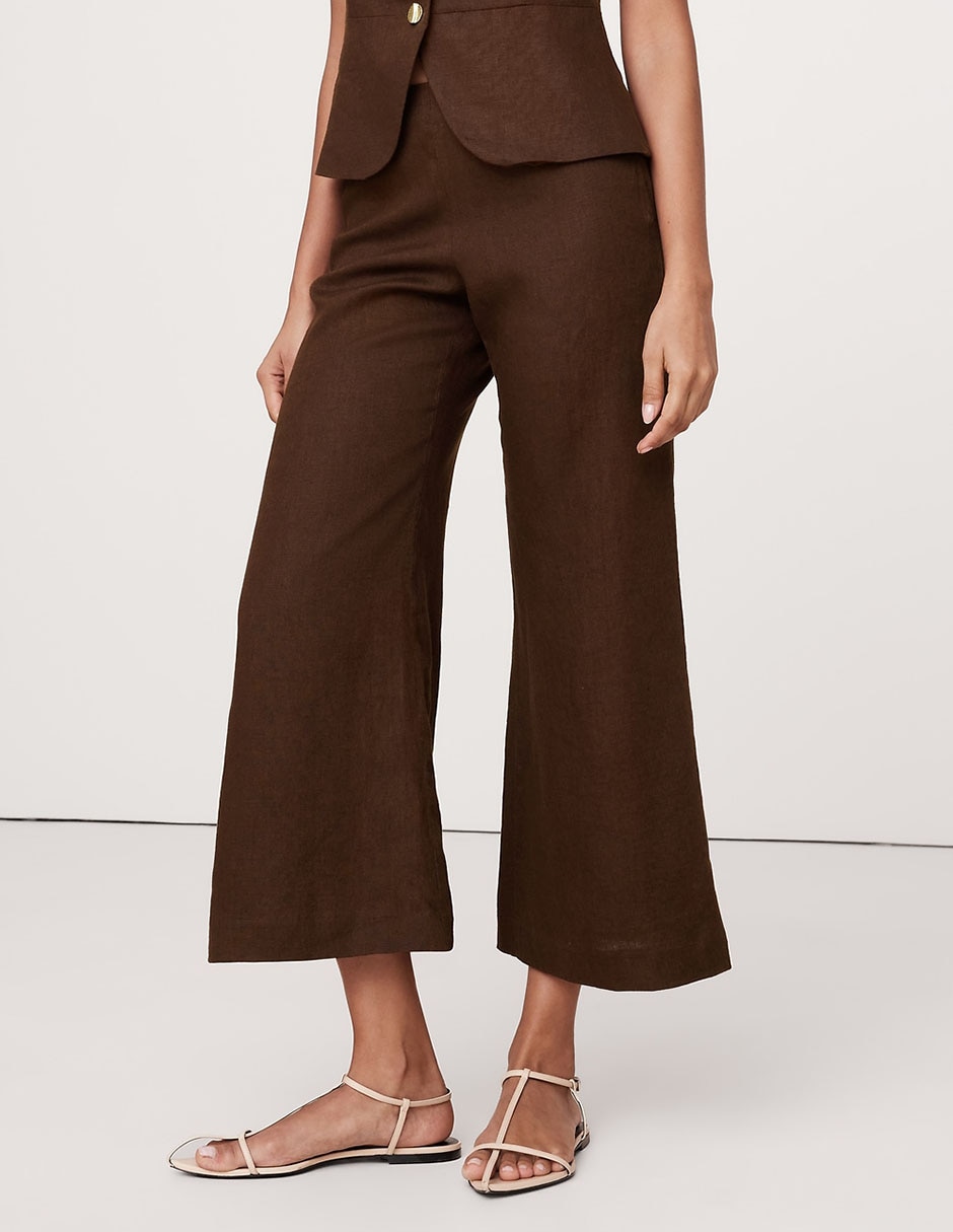 Pantalón relaxed amplio para mujer 1