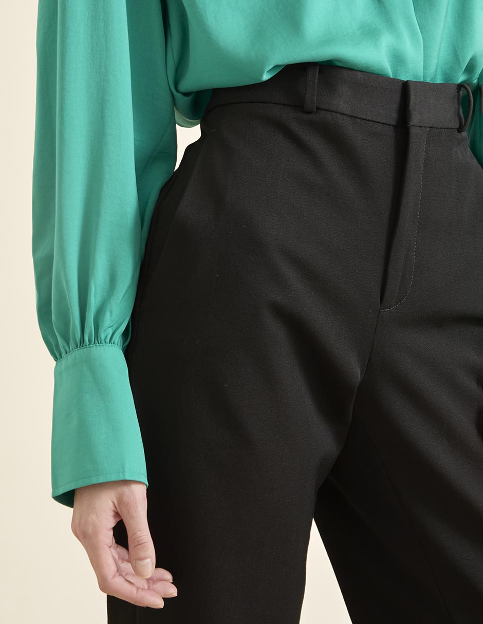 Pantalón de vestir straight para mujer 4
