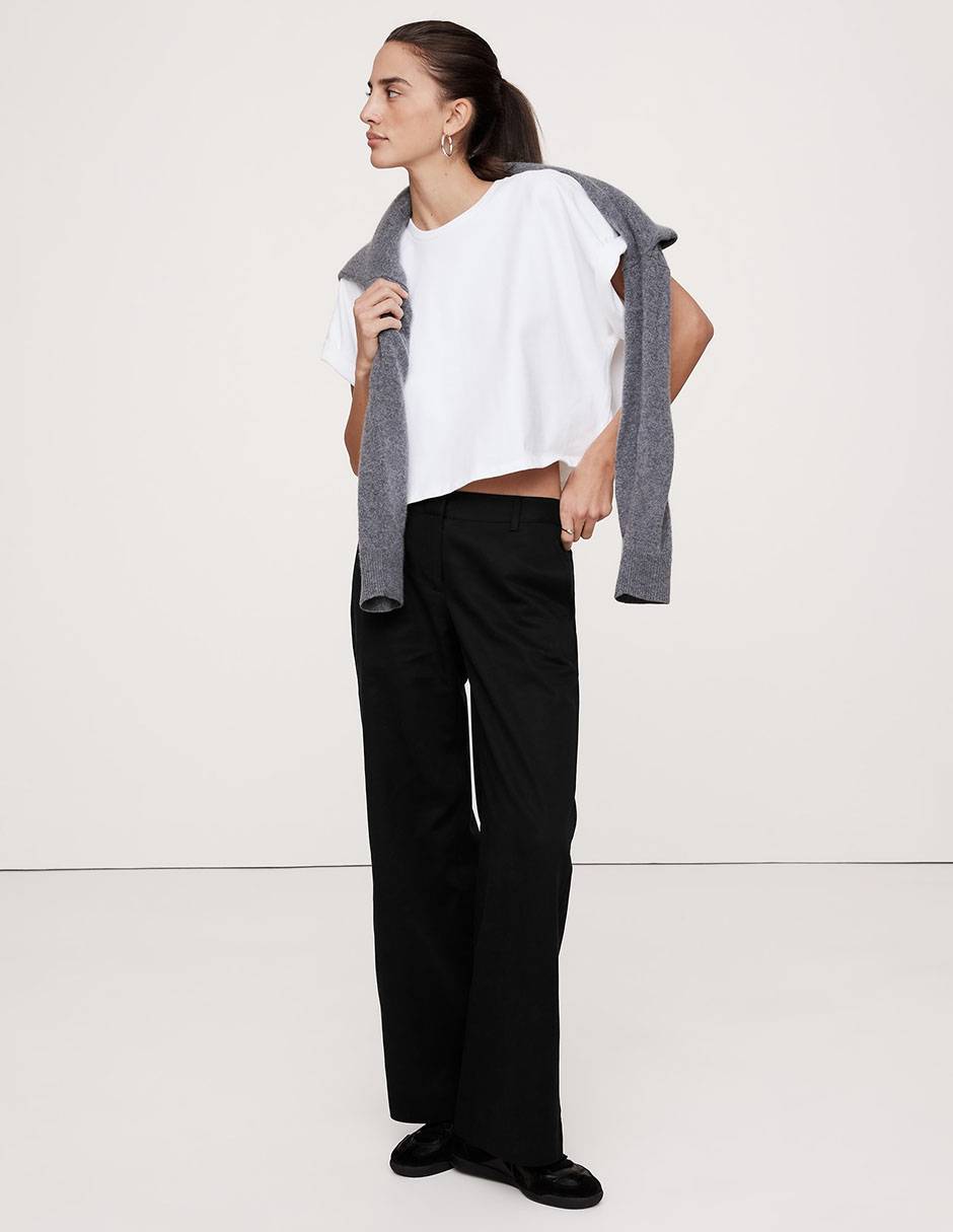 Pantalón de vestir amplio para mujer Pantalón de vestir amplio para mujer