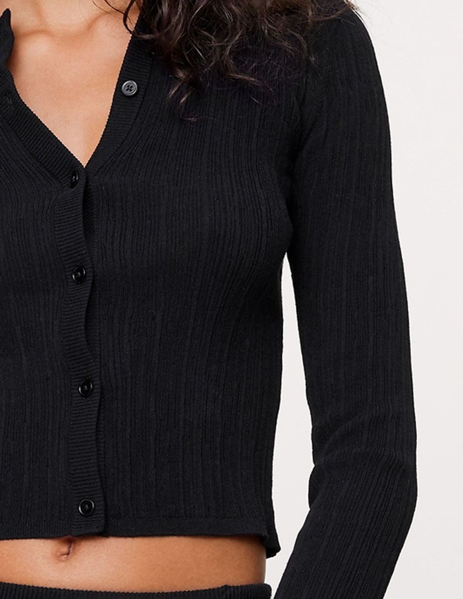 Suéter cuello V para mujer 2