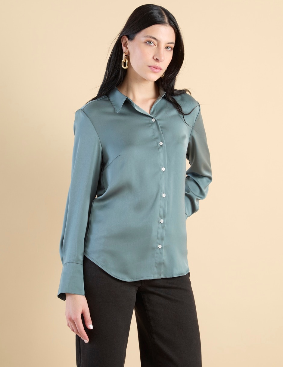 Camisa manga larga para mujer