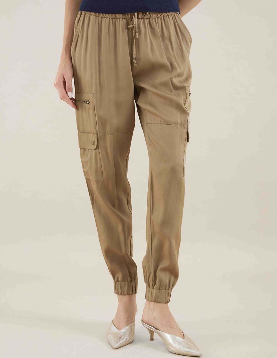 Pantalón cargo straight para mujer