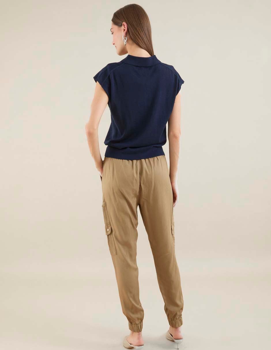 Pantalón cargo straight para mujer 2