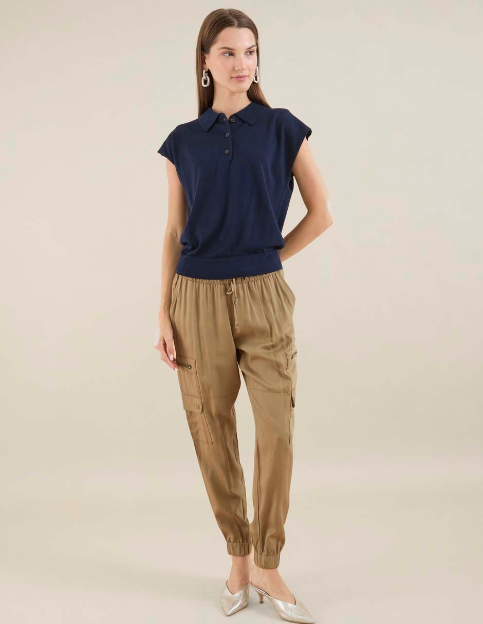 Pantalón cargo straight para mujer 3