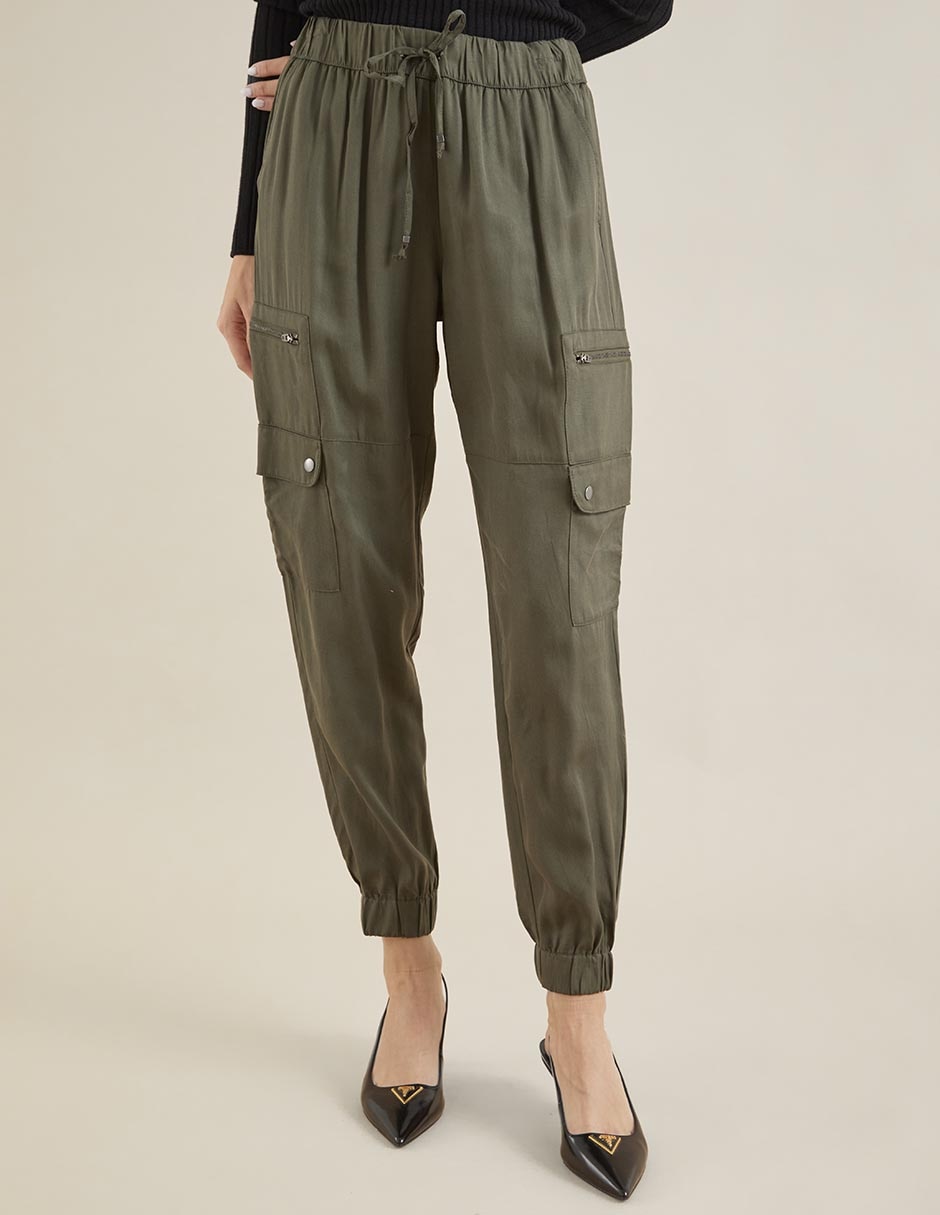 Pantalón cargo straight para mujer