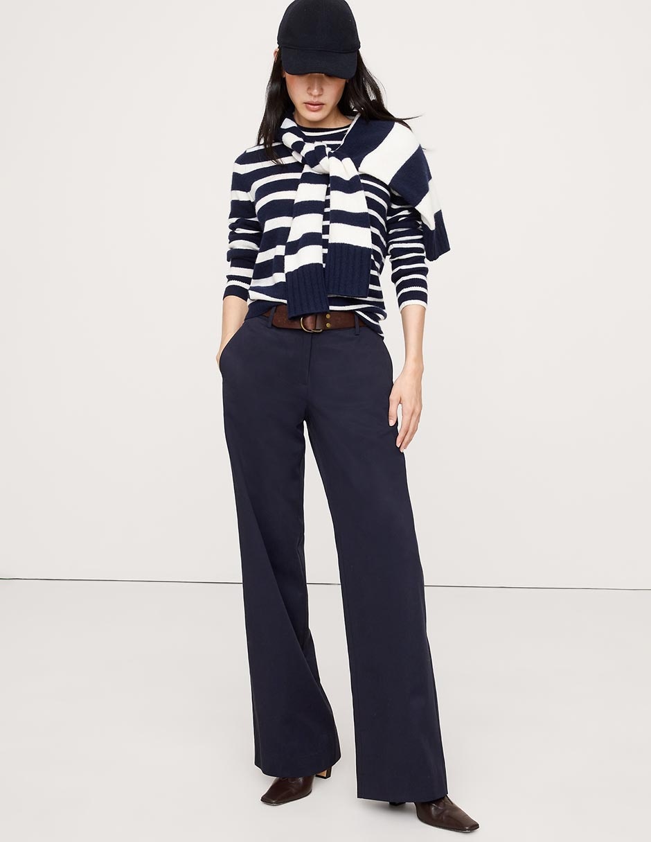 Pantalón de vestir amplio para mujer