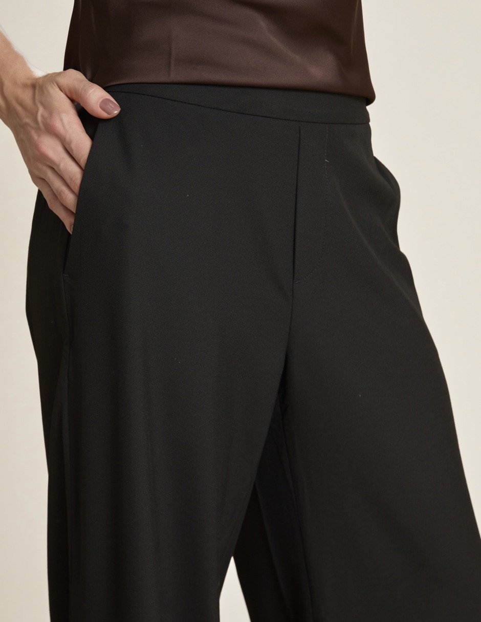 Pantalón de vestir wide leg para mujer 4