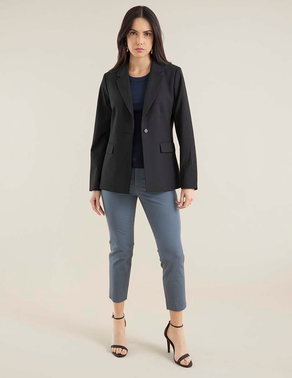 SACO SASTREADO BANANA 817467 N, 4, NEGRO