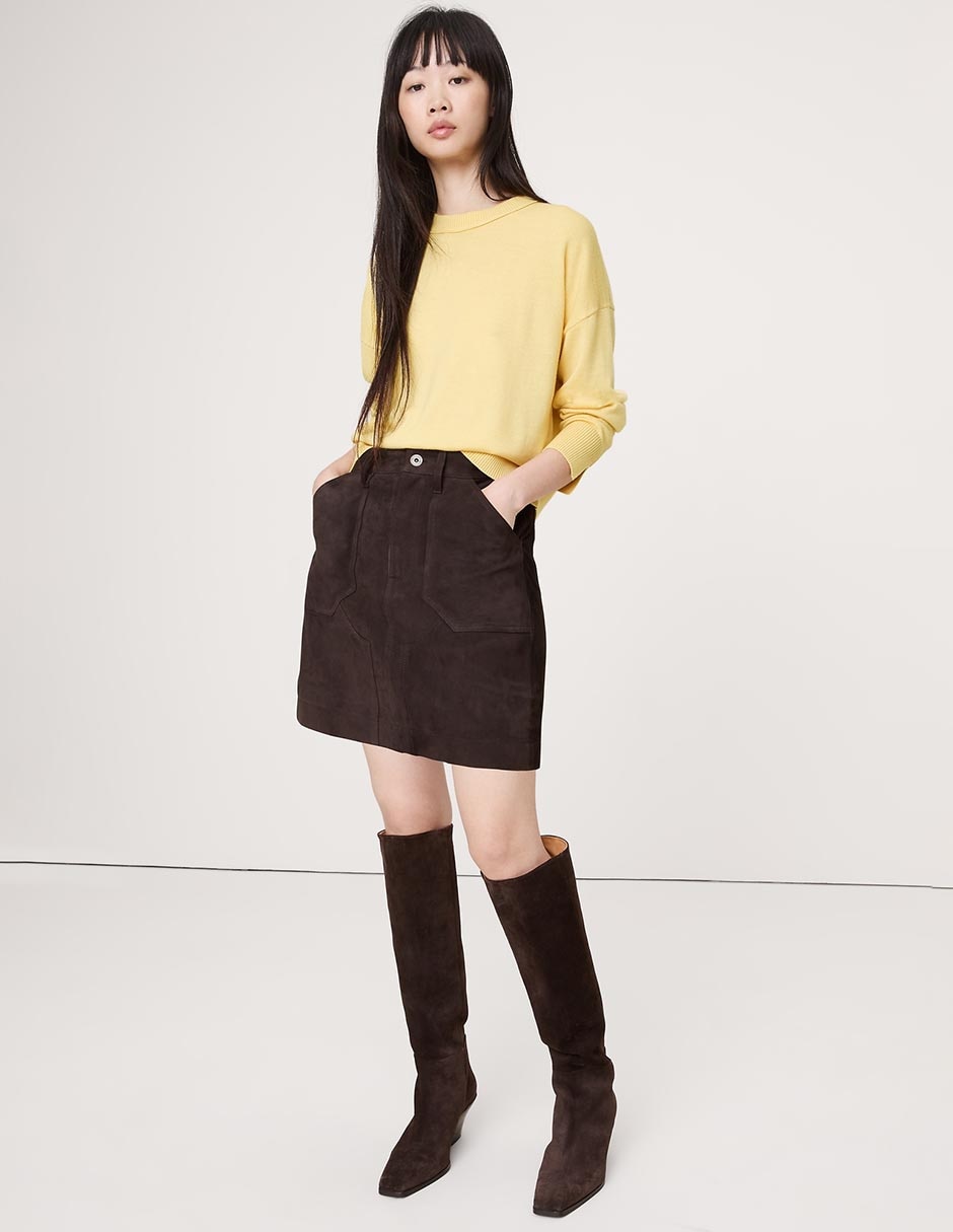 Suéter cuello redondo para mujer 1
