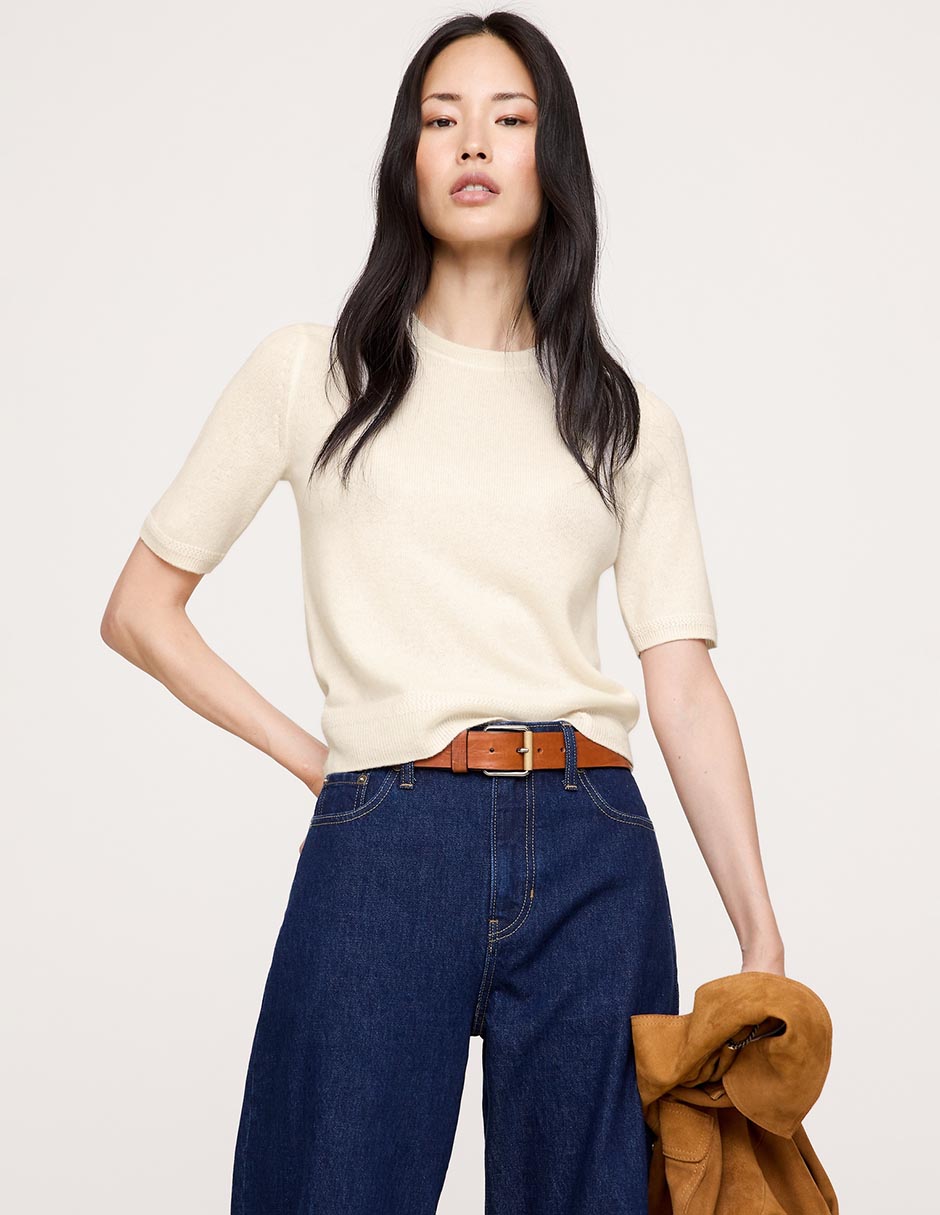 Suéter cuello redondo para mujer Suéter cuello redondo para mujer