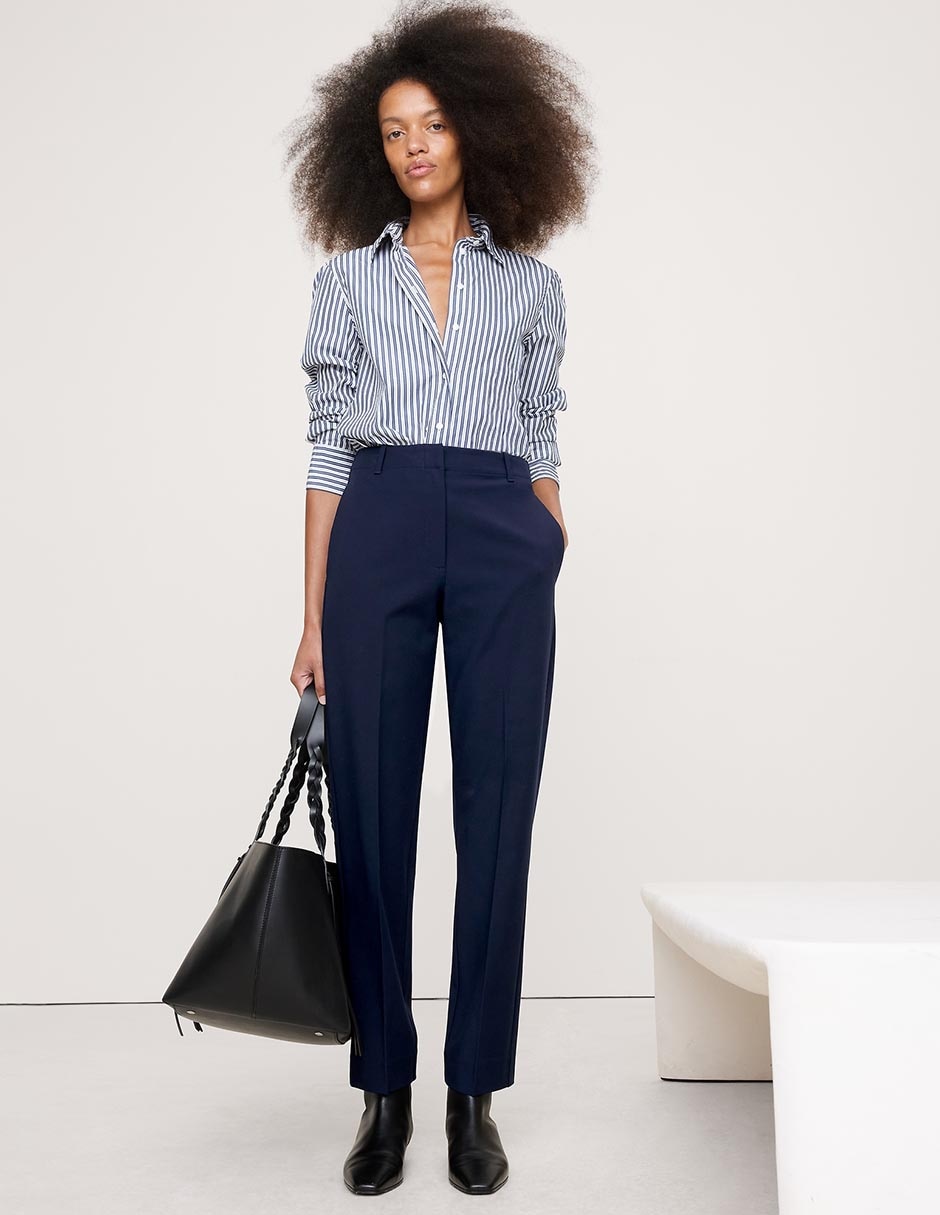Pantalón de vestir straight para mujer