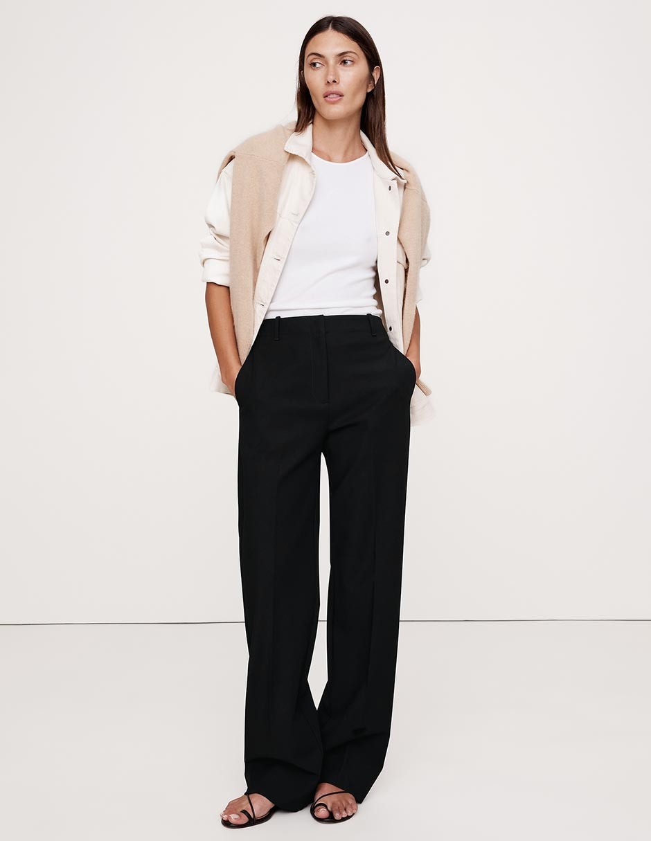 Pantalón de vestir straight para mujer