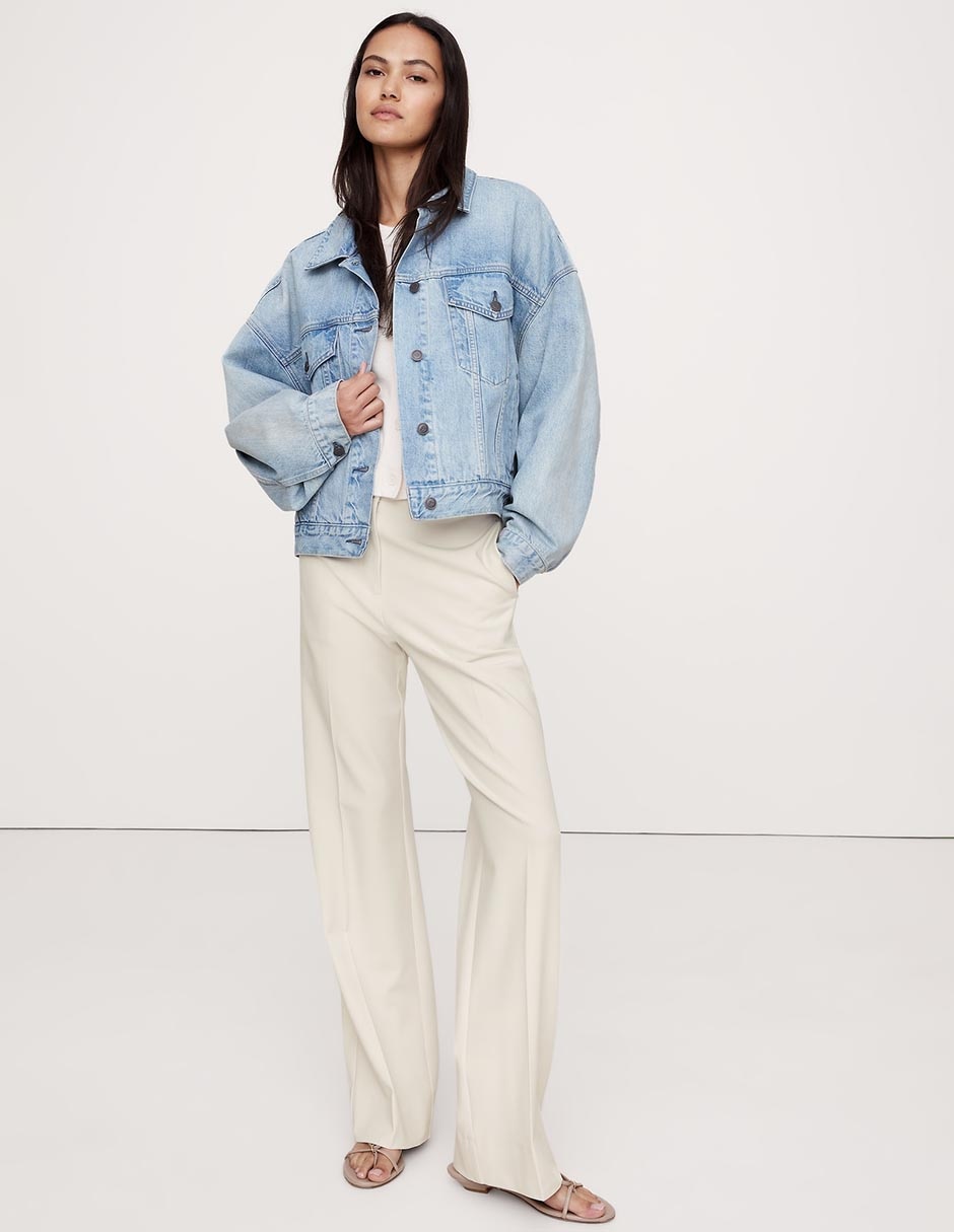 Pantalón de vestir straight para mujer