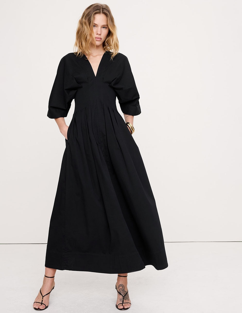 Vestido midi casual para mujer Vestido midi casual para mujer