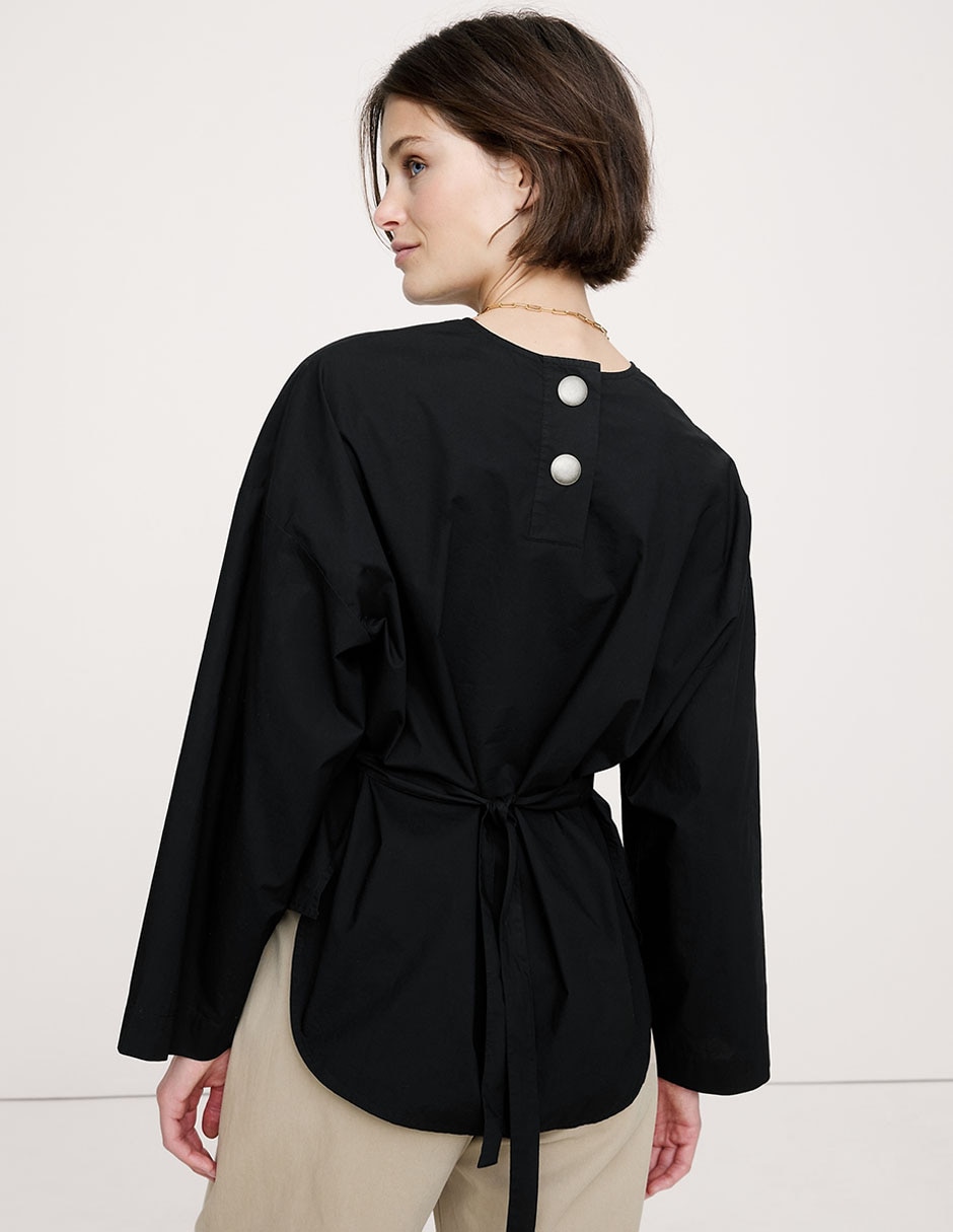 Blusa manga larga para mujer