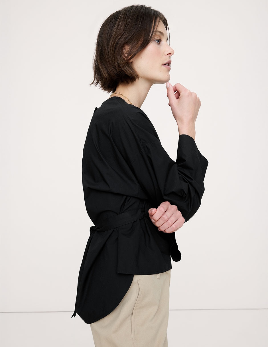 Blusa manga larga para mujer