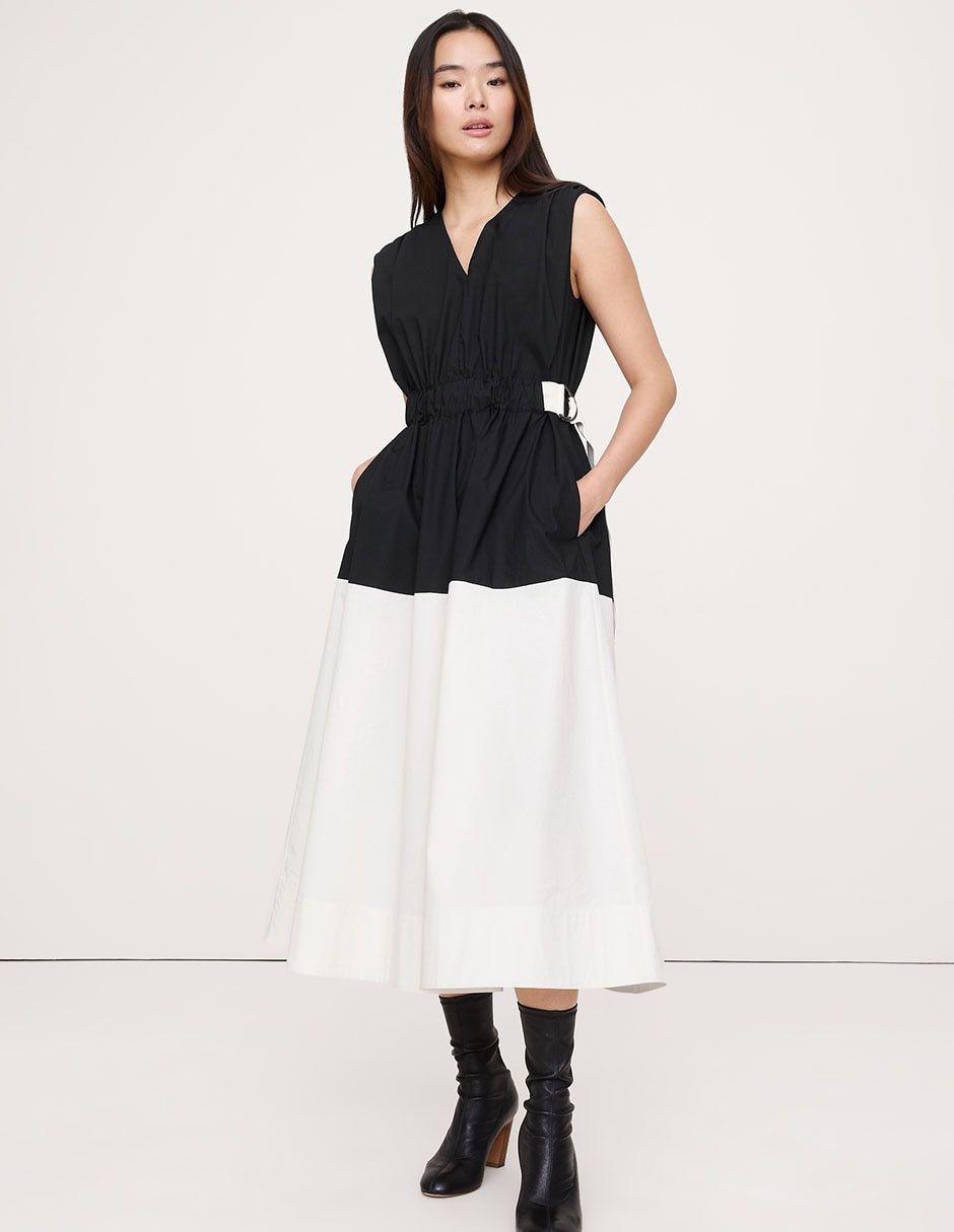Vestido midi casual para mujer Vestido midi casual para mujer