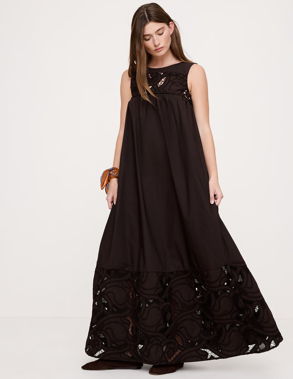 Vestido largo casual para mujer