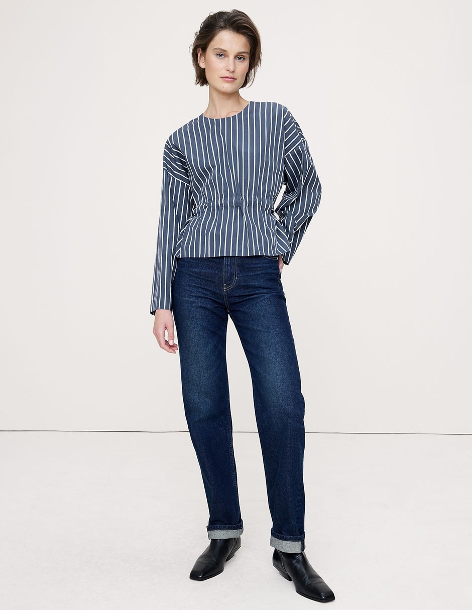 Blusa manga larga para mujer