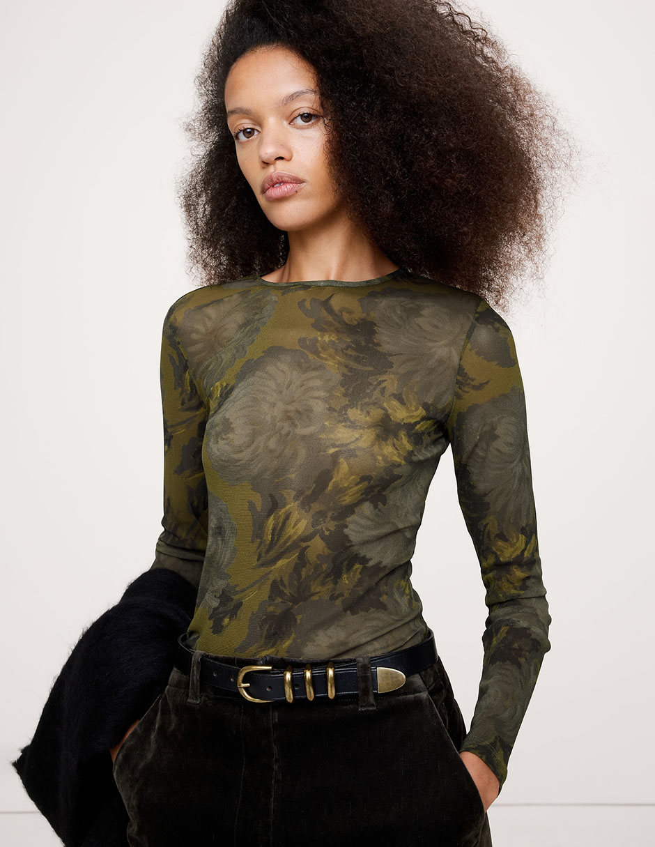 Blusa manga larga para mujer 1