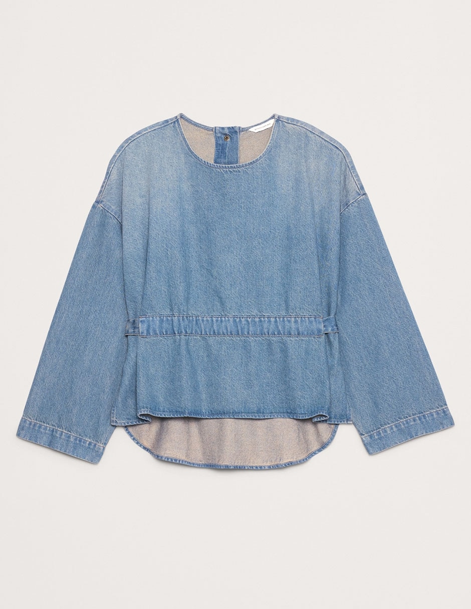 Blusa manga larga para mujer 4