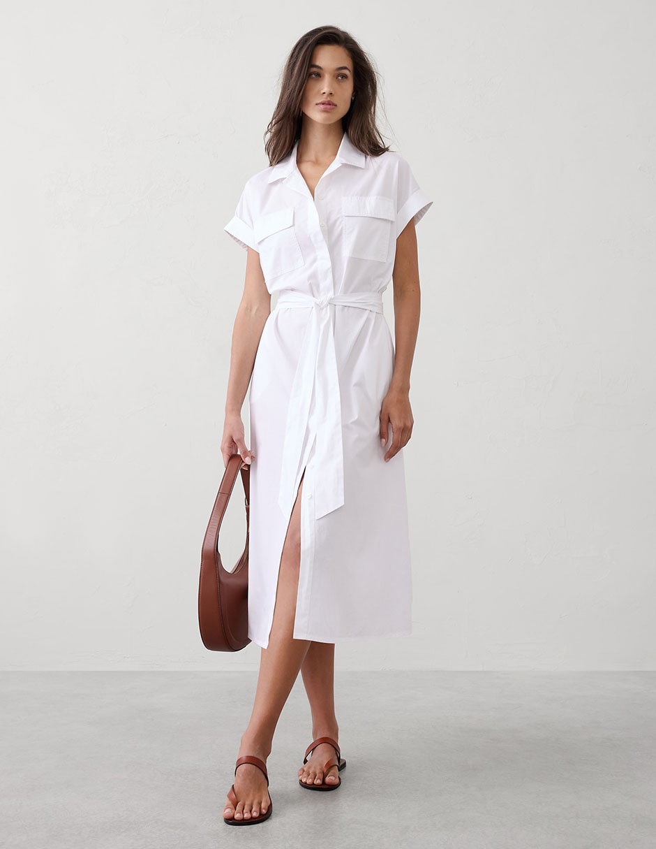 Vestido midi casual para mujer Vestido midi casual para mujer
