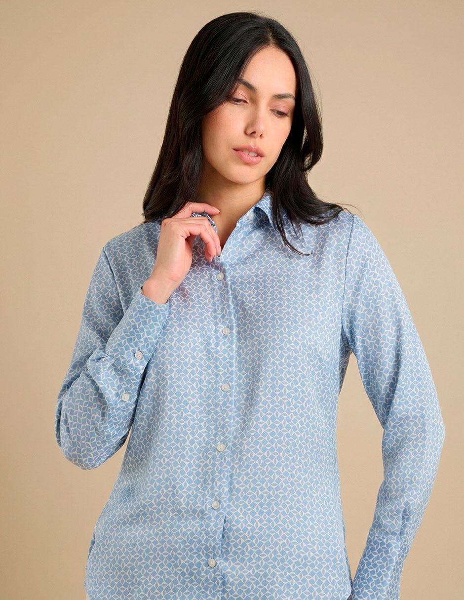 CAMISA BANANA 88240, XCH, AZUL OBSCURO